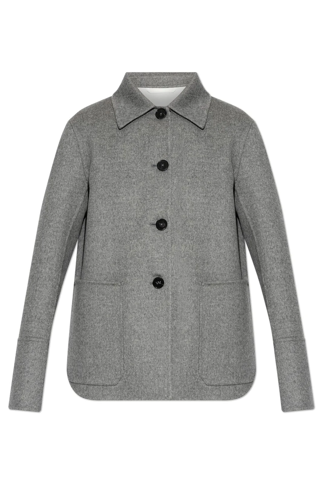 Áo khoác cashmere Khaite nữ xám